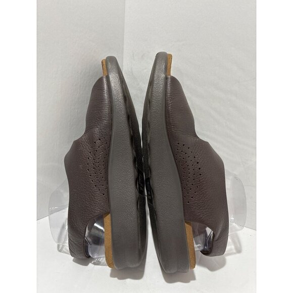 SAS Tripad Confort Sandals Womens 10 Wide Brown Leather Two Strap Buckle - Picture 4 of 7